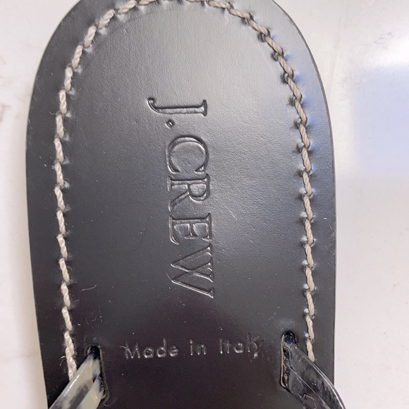 Jcrew patent leather leopard thong sandal - Picture 3 of 4